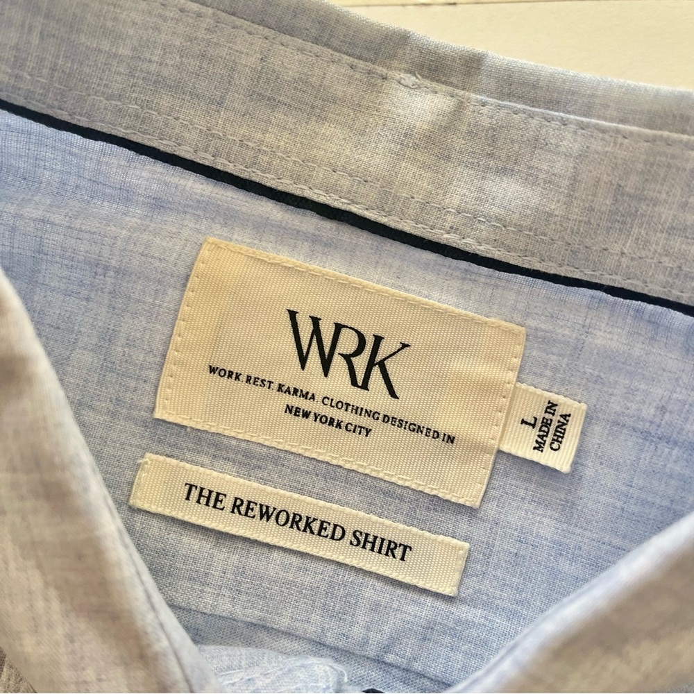 W.R.K The Reworked Shirt Blue - Picture 4 of 5
